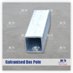 40x40mm Galv Box Pole