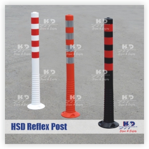 HSD Reflex Posts (Complete with 3 Fixings and 4 Reflective Bands)
