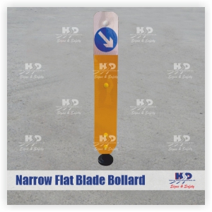 Island Bollard Narrow Flat Blade - Image 2